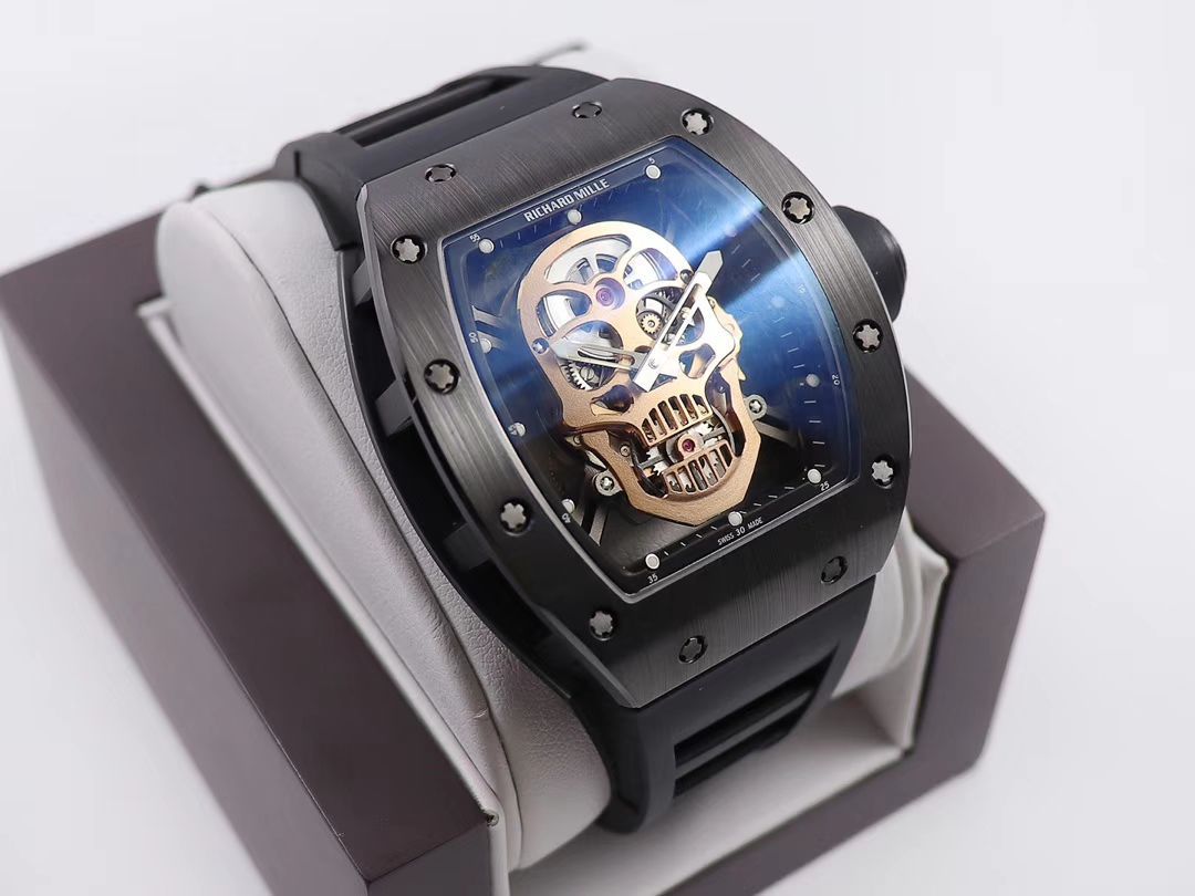 ZF Factory  RICHARD MILLE 鬼王骷髅头男士系列RM 52-01 wrist watch  / RM052ZF