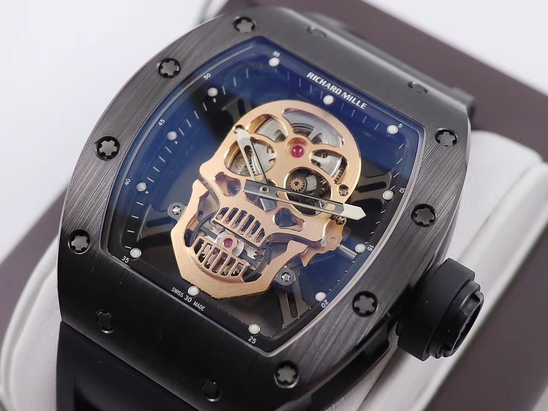 ZF Factory  RICHARD MILLE 鬼王骷髅头男士系列RM 52-01 wrist watch  / RM052ZF