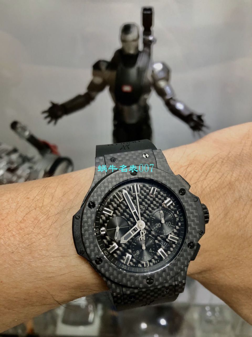 【 Video analysis V6 Factory 一比一超A高仿 hublot  carbon fiber 手表】 Hublot  BIG BANG系列301.QX.1724.RX wrist watch  / YB063