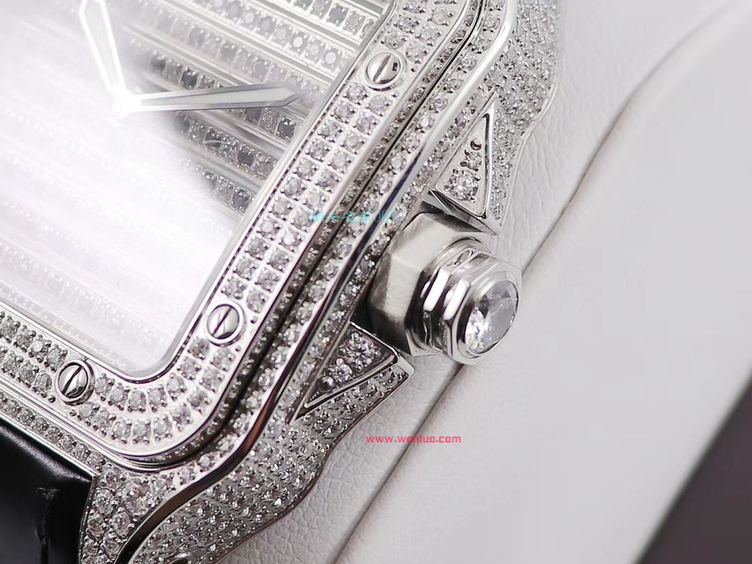 wwf Factory  top 复刻高仿 Cartier   Santos 鹰头WM505014 wrist watch  / K272
