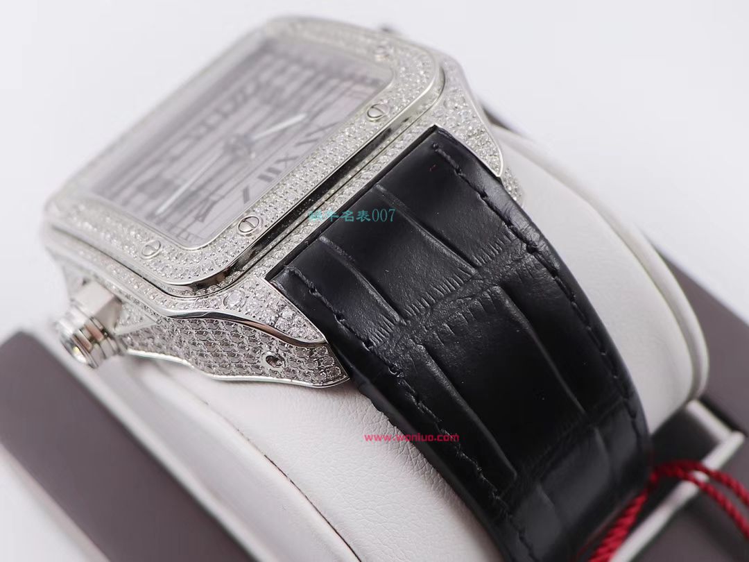 wwf Factory  top 复刻高仿 Cartier   Santos 鹰头WM505014 wrist watch  / K272