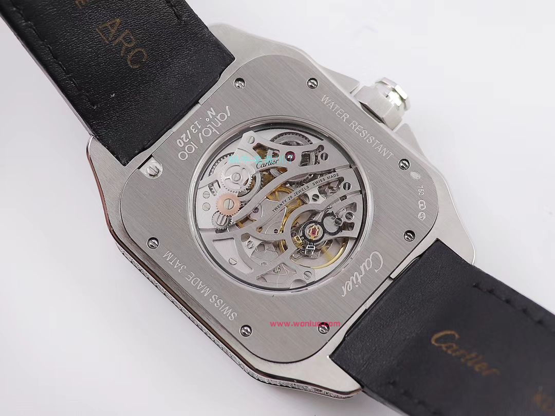 wwf Factory  top 复刻高仿 Cartier   Santos 鹰头WM505014 wrist watch  / K272