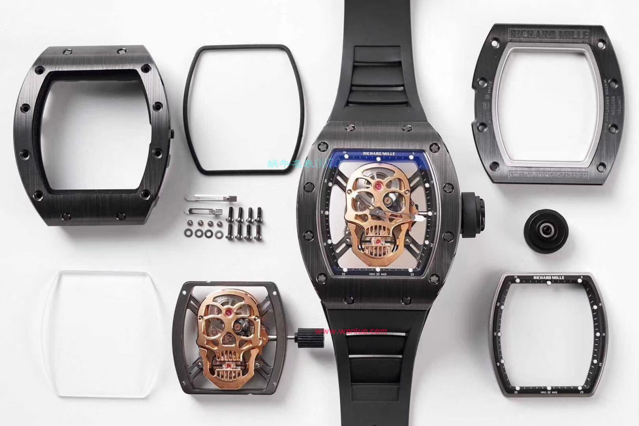 ZF Factory  RICHARD MILLE 鬼王骷髅头男士系列RM 52-01 wrist watch  / RM052ZF