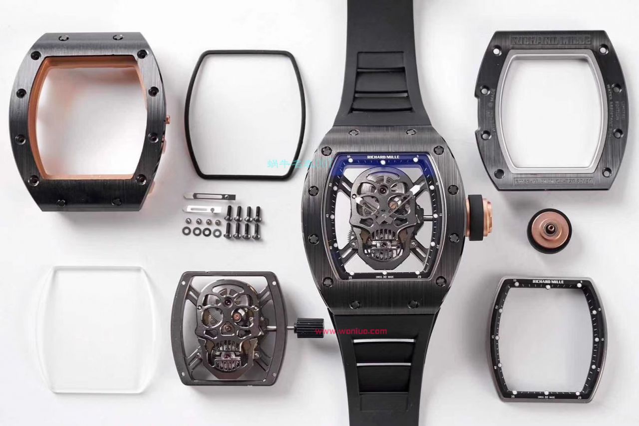 ZF Factory  RICHARD MILLE 鬼王骷髅头男士系列RM 52-01 wrist watch  / RM052ZF