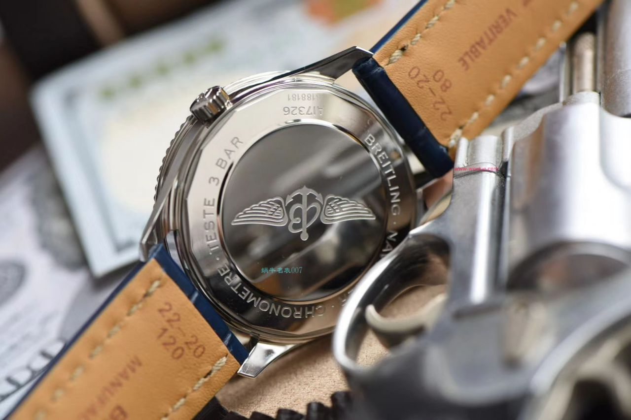 【 Video analysis  copy customized 瑞士 Movement 】 Breitling  top 复刻高仿手表航空计时41毫米系列A17326211C1P3 wrist watch  / BL156