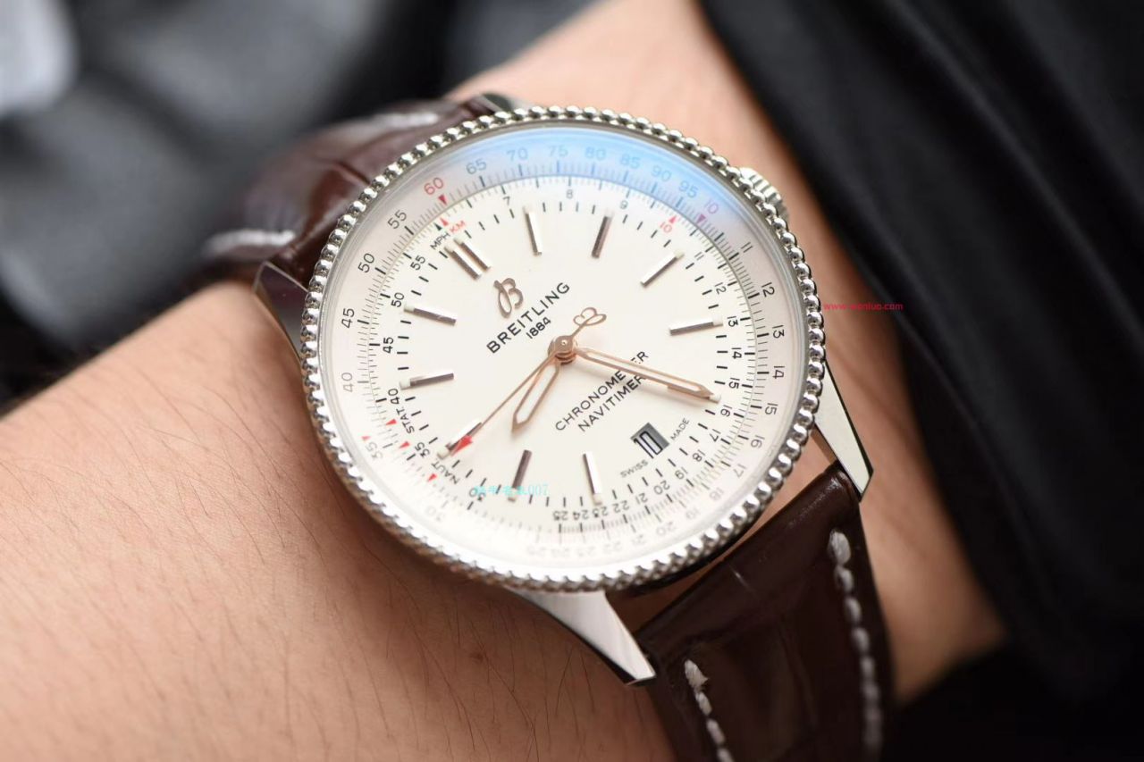 【 Video analysis  copy customized 瑞士 Movement 】 Breitling  top 复刻高仿手表航空计时41毫米系列A17326211C1P3 wrist watch  / BL156