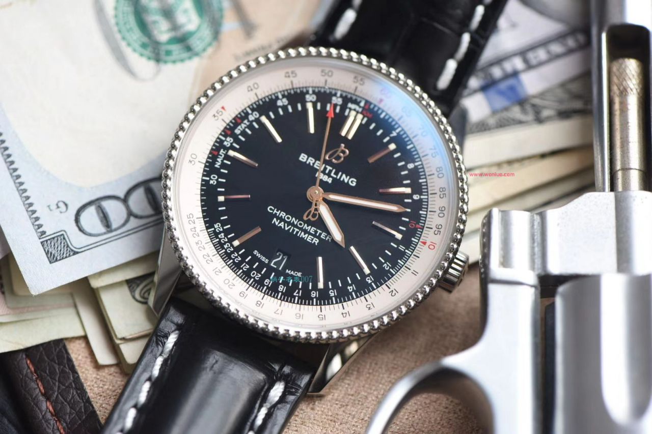 【 Video analysis  copy customized 瑞士 Movement 】 Breitling  top 复刻高仿手表航空计时41毫米系列A17326211C1P3 wrist watch  / BL156