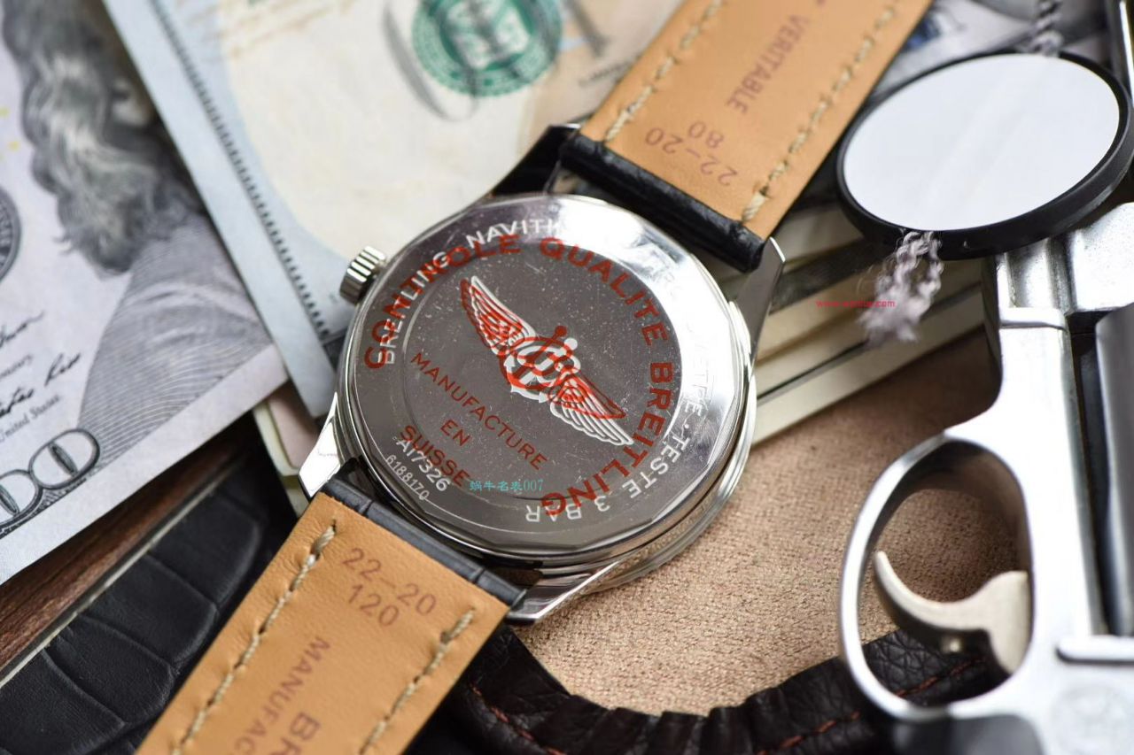 【 Video analysis  copy customized 瑞士 Movement 】 Breitling  top 复刻高仿手表航空计时41毫米系列A17326211C1P3 wrist watch  / BL156