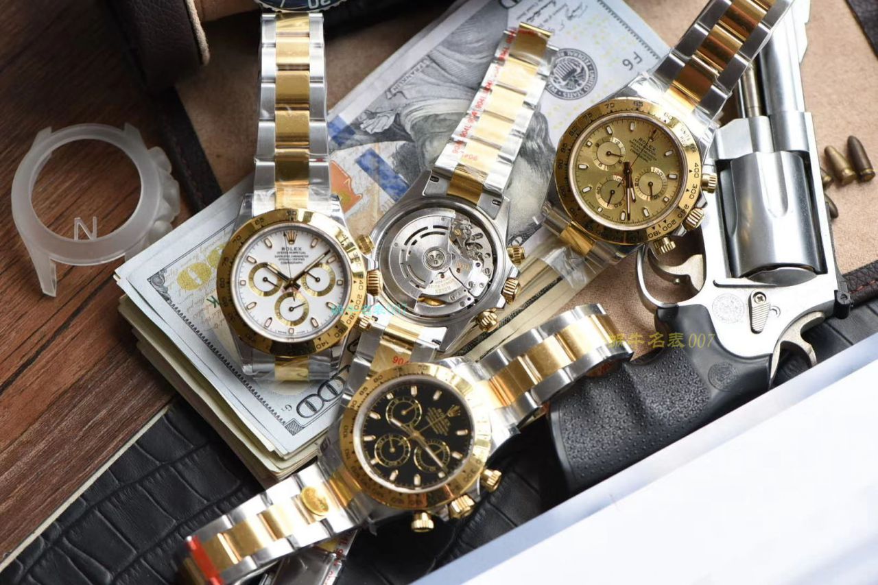 【N Factory  top 复刻手表间金4130】 Rolex  Cosmograph Daytona  Ditongna 系列116523-78593 银色 wrist watch  / R568