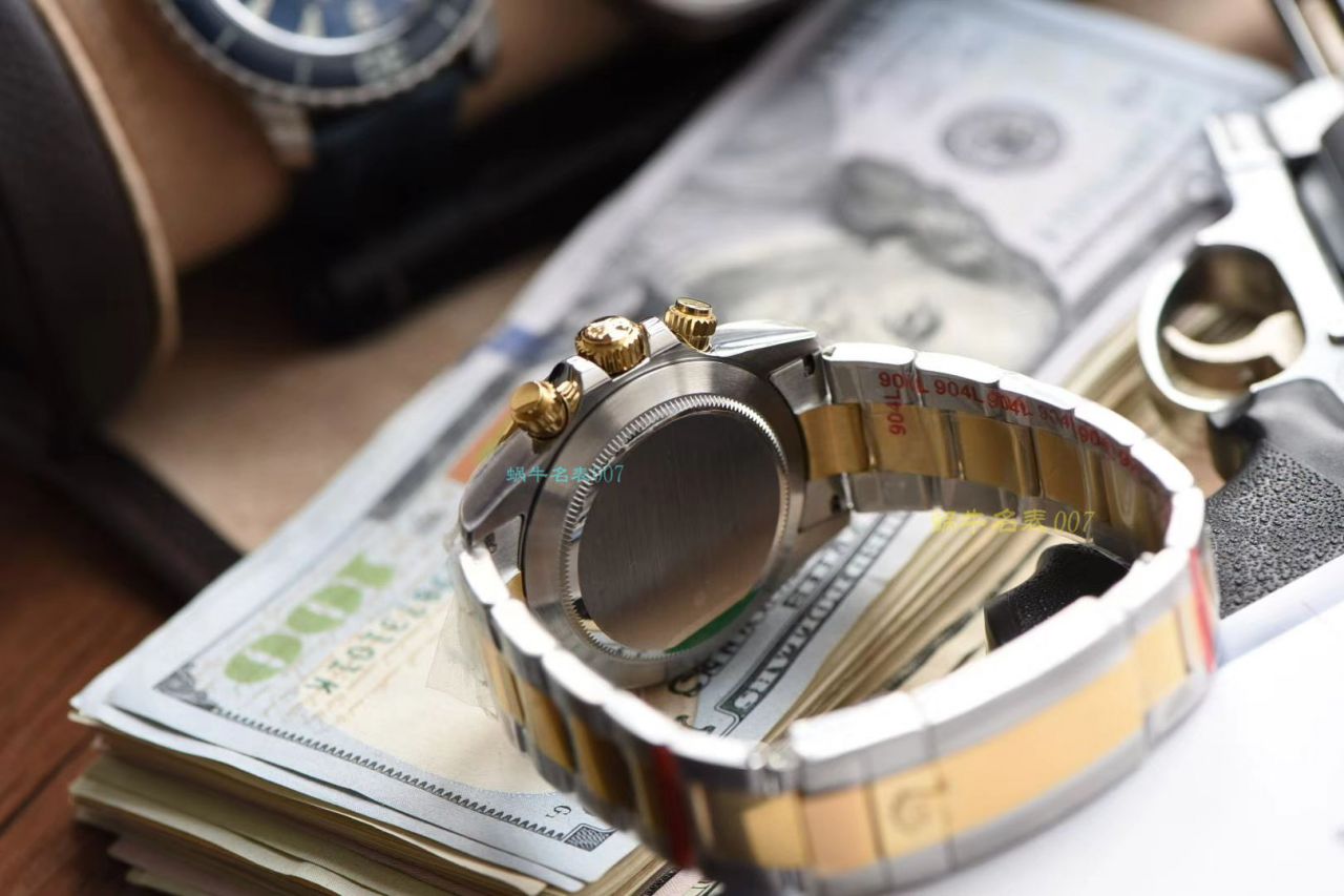 N Factory  Rolex 超级4130 Ditongna 间金复刻高仿m116503-0004，116503白盘，m116503-0003，116523-78593 银色 wrist watch  / R538