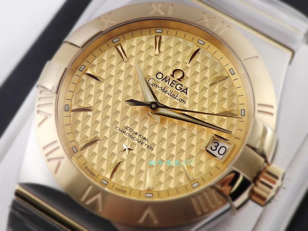 VS Factory OMEGA Constellation 38毫米 top 复刻高仿123.20.38.21.03.001，123.20.38.21.02.006，123.10.38.21.03.001 wrist watch  / M681