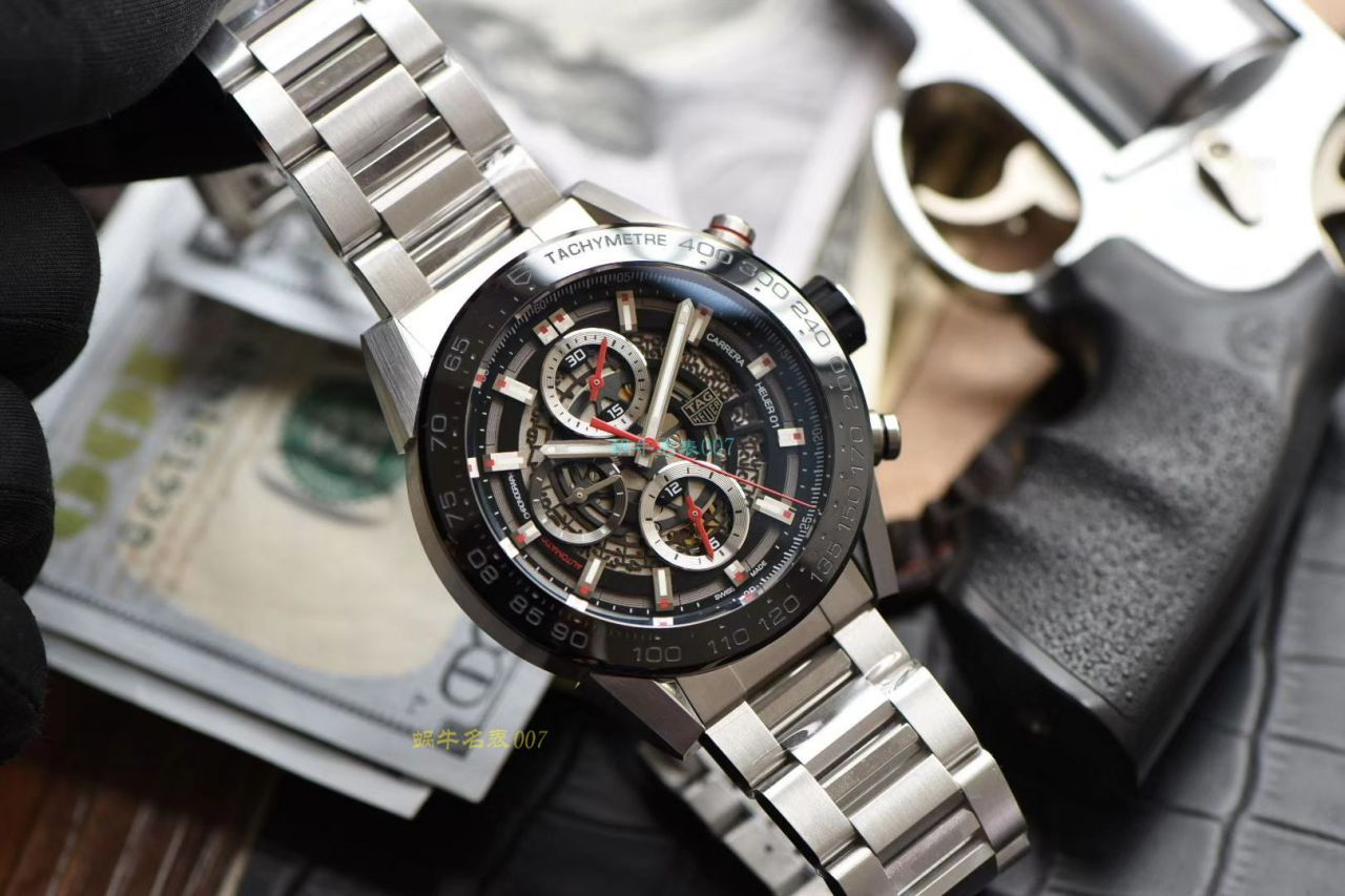 XF Factory 官网计时码表 TAG Heuer 卡莱拉系列CAR2A1W.BA0703 wrist watch  / TG090