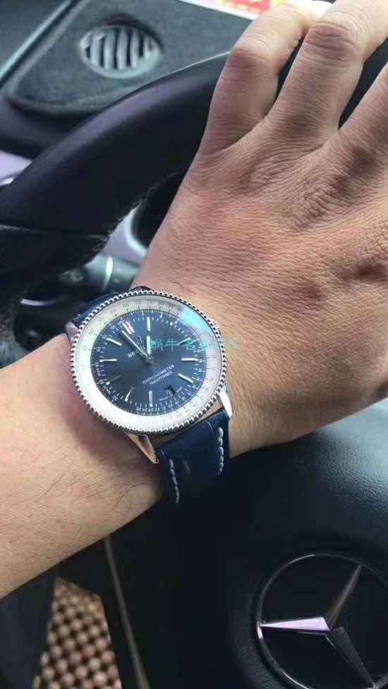 【 Video analysis  copy customized 瑞士 Movement 】 Breitling  top 复刻高仿手表航空计时41毫米系列A17326211C1P3 wrist watch  / BL156