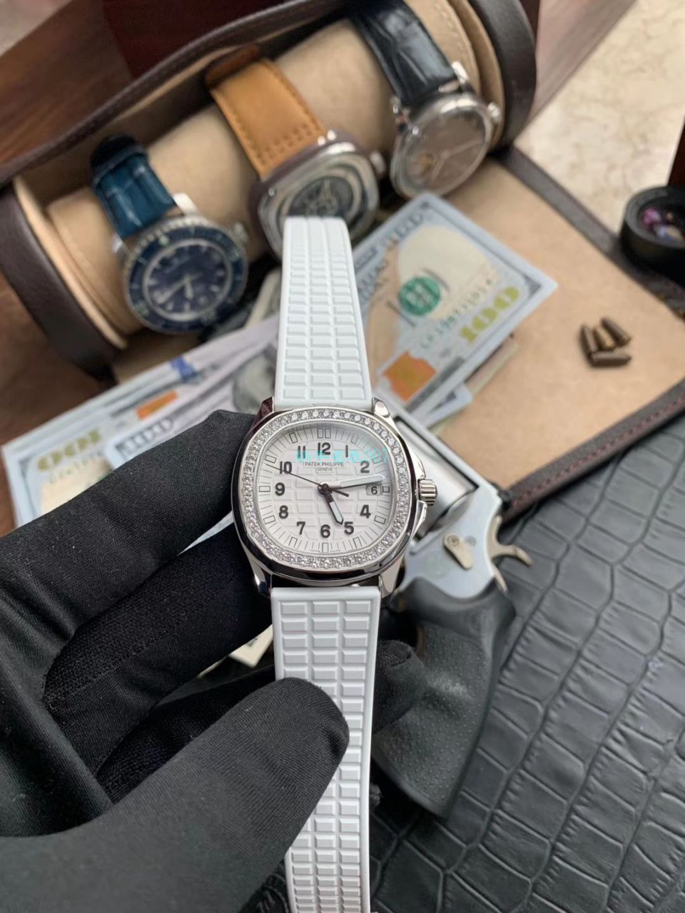 PPF Factory  top 复刻高仿手表 PATEK PHILIPPE  Nautilus 女装5067A-011，5067A-001不锈钢 wrist watch  / BD287