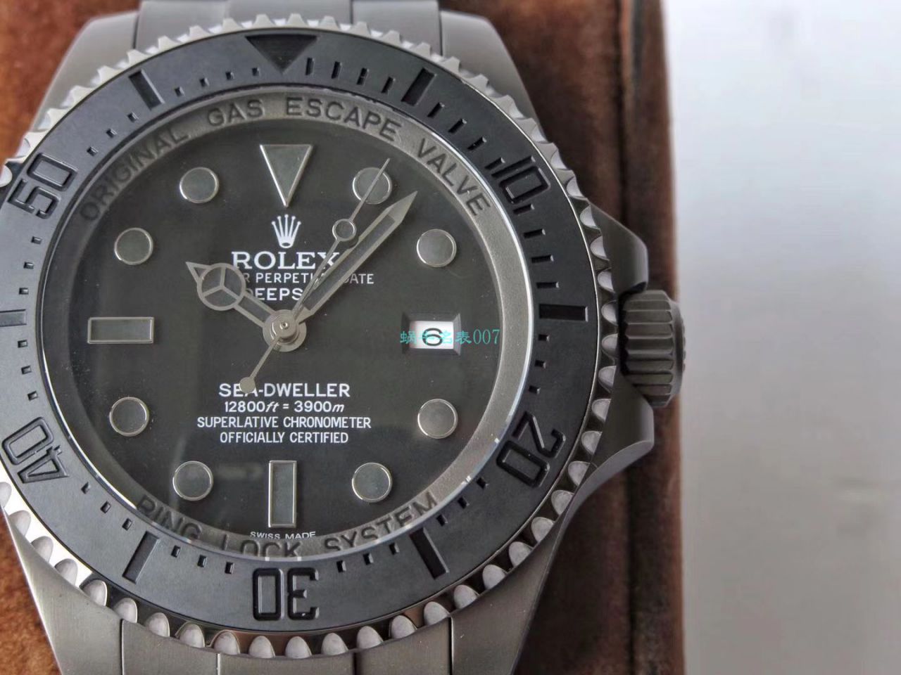 VR Factory 超A高仿VR Factory  Rolex 海外深度 copy customized 版Deepsea Pro 黑鬼 / R570