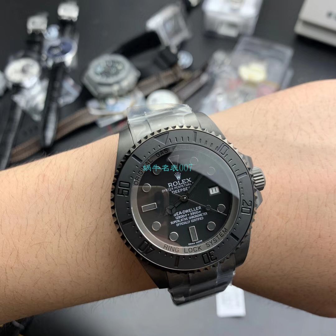 VR Factory 超A高仿VR Factory  Rolex 海外深度 copy customized 版Deepsea Pro 黑鬼 / R570