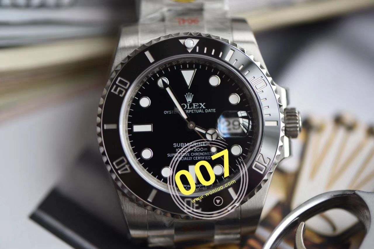  Video analysis  top 复刻高仿N Factory 官网V10S Rolex  Submariner 手表116610LV-97200 / R571