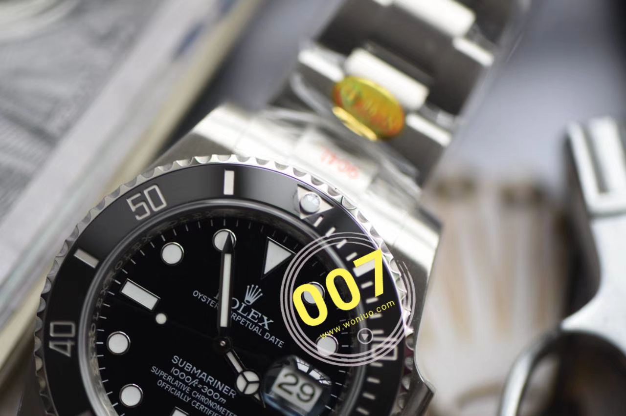 Video analysis  top 复刻高仿N Factory 官网V10S Rolex  Submariner 手表116610LV-97200 / R571