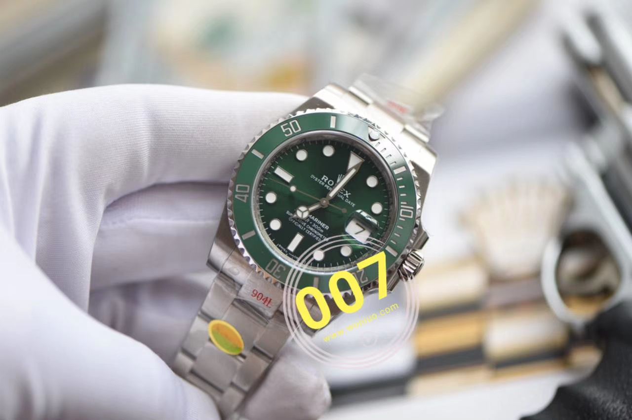  Video analysis  top 复刻高仿N Factory 官网V10S Rolex  Submariner 手表116610LV-97200 / R571