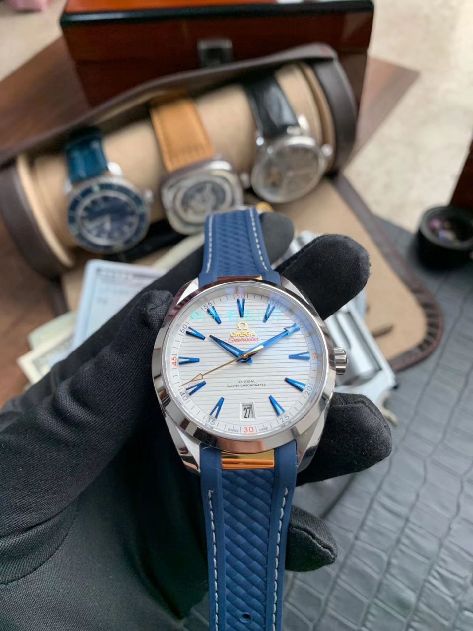 VS Factory 新金针队长OMEGA Seamaster 系列 top 复刻高仿220.12.41.21.02.004莱德杯 wrist watch  / M683