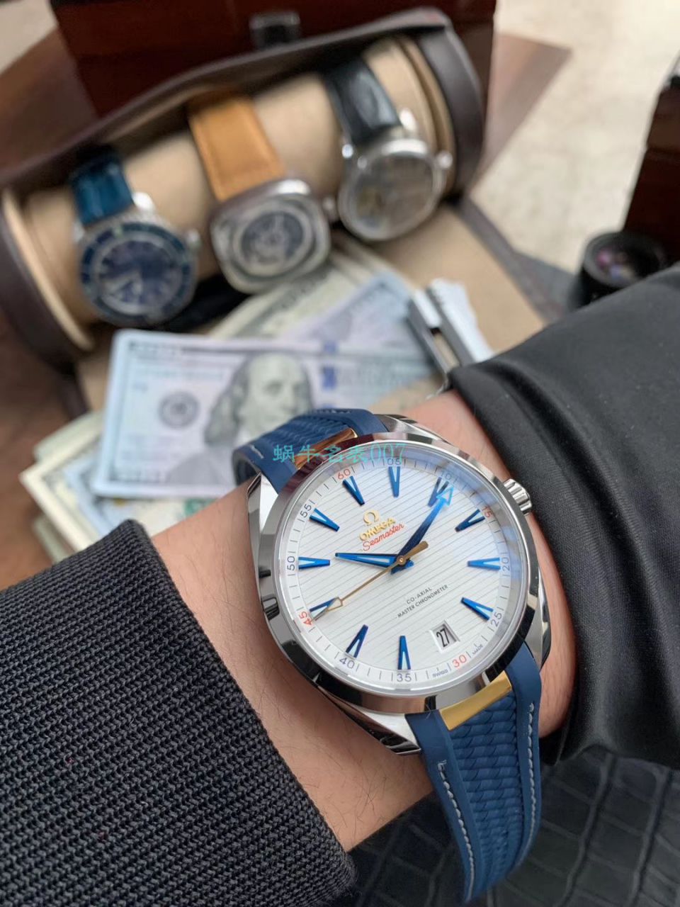 VS Factory 新金针队长OMEGA Seamaster 系列 top 复刻高仿220.12.41.21.02.004莱德杯 wrist watch  / M683