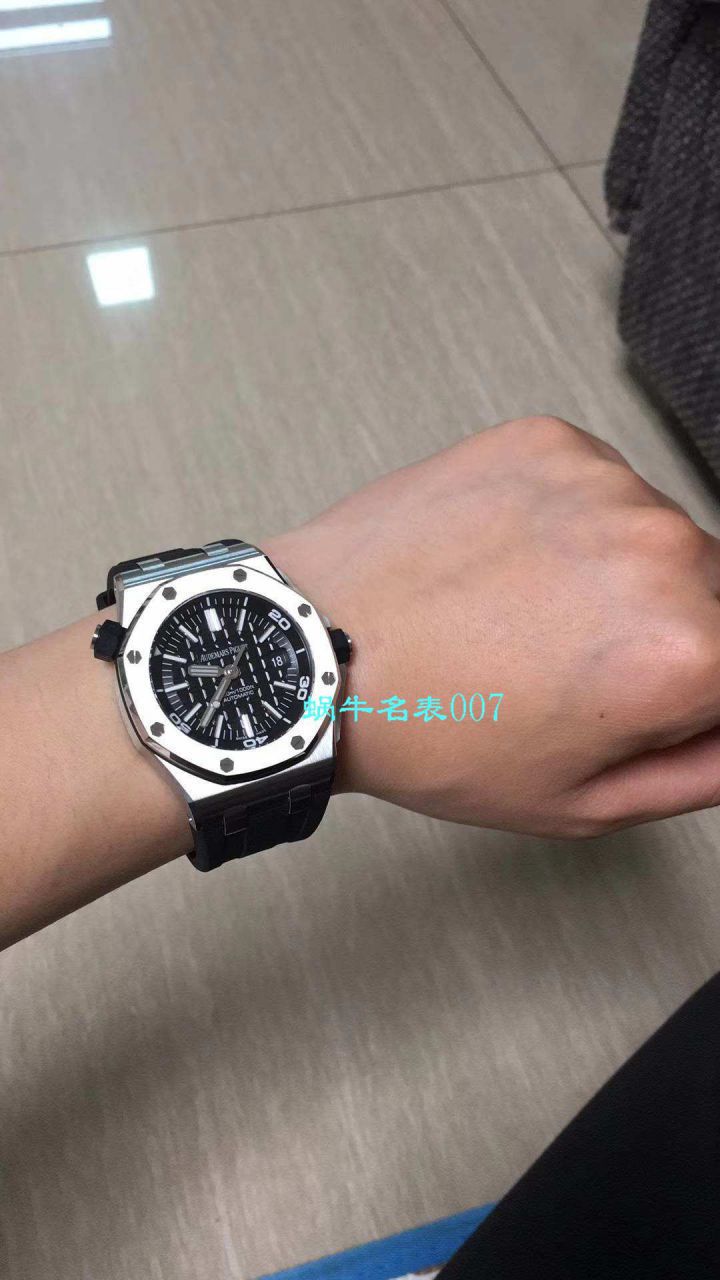  Video analysis JF Factory 官网V9S最新APAudemars Piguet  Royal Oak Offshore 高仿15703ST.OO.A002CA.01 wrist watch  / JF AP 15703