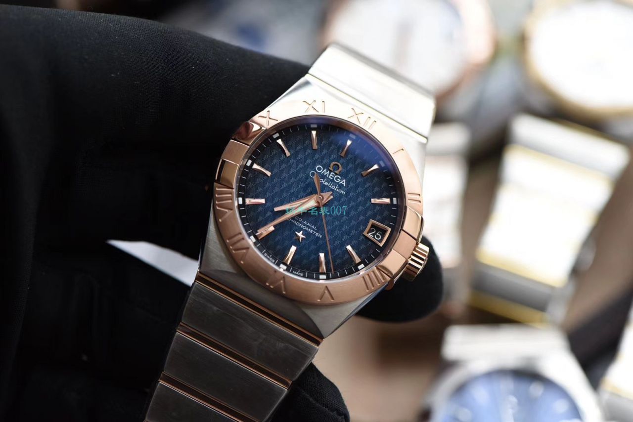 VS Factory OMEGA Constellation 38毫米 top 复刻高仿123.20.38.21.03.001，123.20.38.21.02.006，123.10.38.21.03.001 wrist watch  / M681