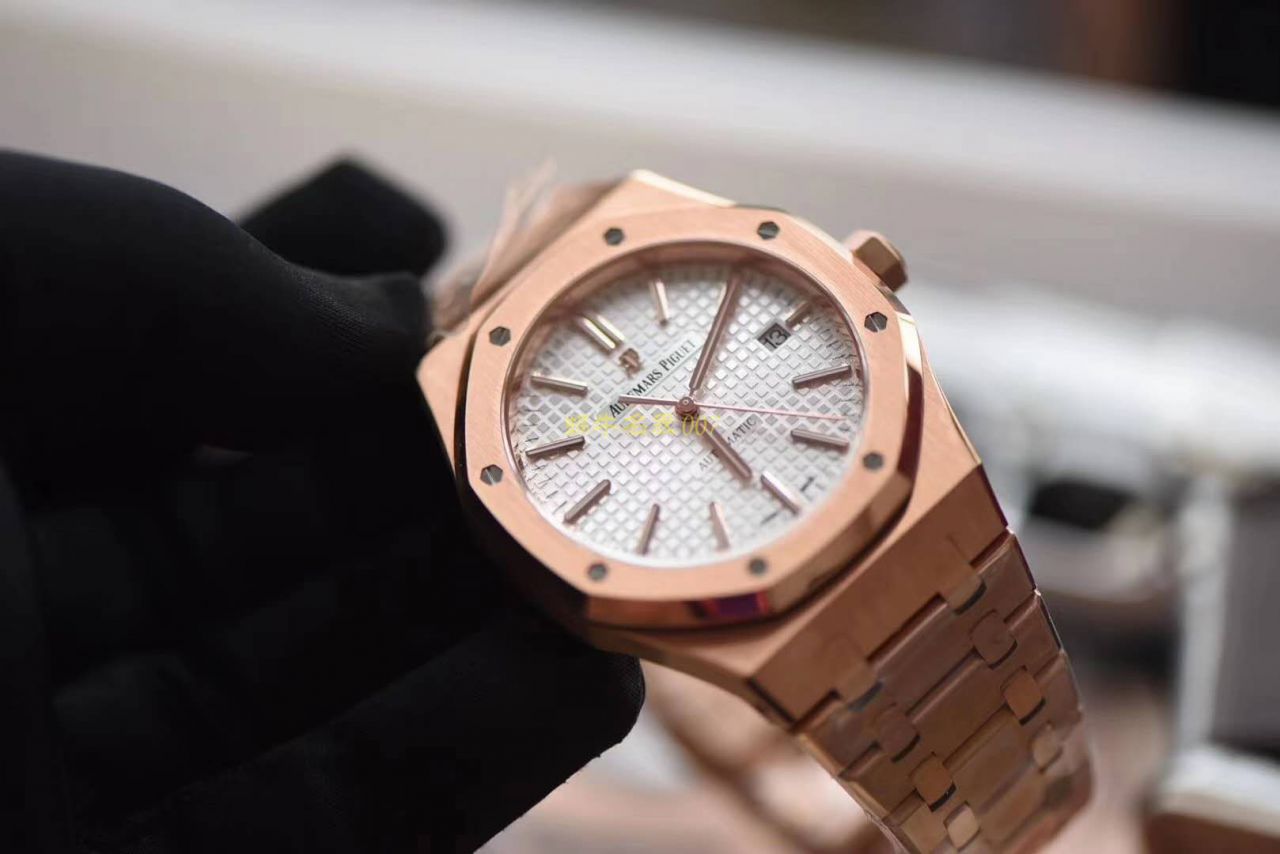  Video analysis JF Factory 复刻APAudemars Piguet 皇家橡树高仿15400OR.OO.1220OR.02 wrist watch  / AP191