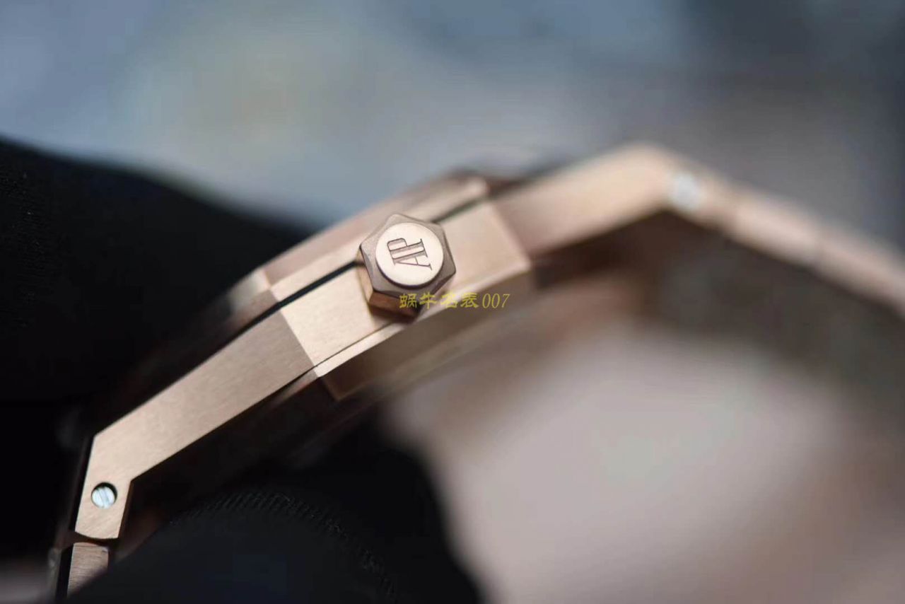  Video analysis JF Factory 复刻APAudemars Piguet 皇家橡树高仿15400OR.OO.1220OR.02 wrist watch  / AP191