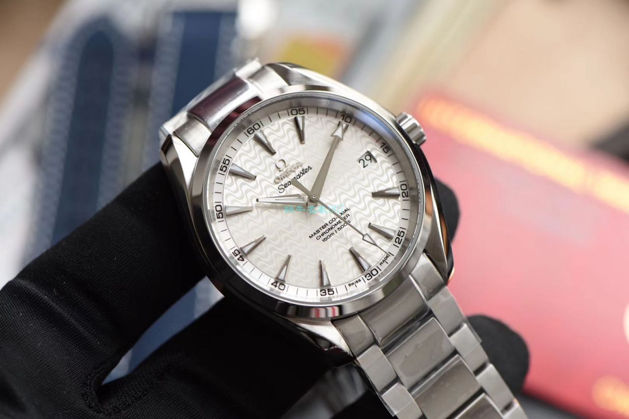 【视频】VS Factory 官网OMEGA Seamaster 150米里约波浪白盘复刻高仿231.10.42.21.02.006 wrist watch  / M691