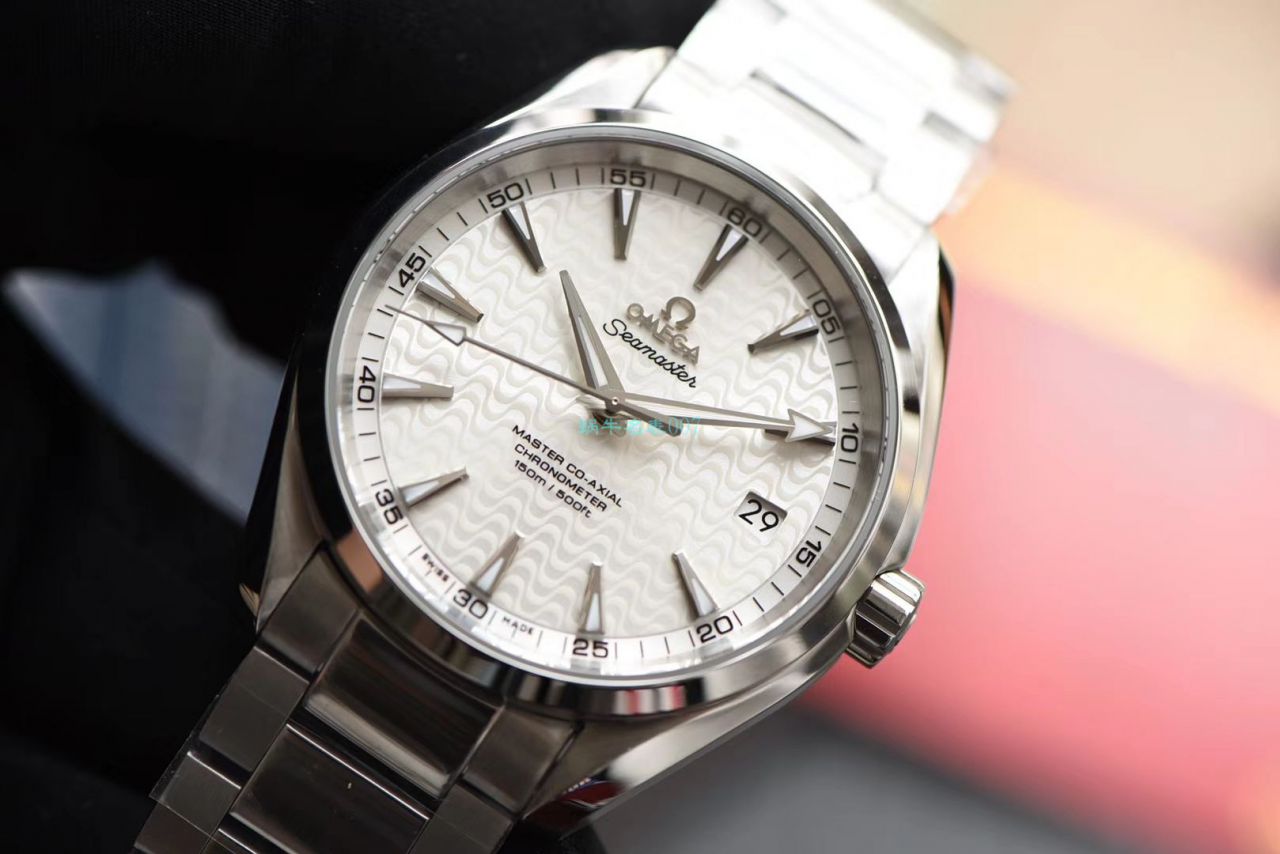 【视频】VS Factory 官网OMEGA Seamaster 150米里约波浪白盘复刻高仿231.10.42.21.02.006 wrist watch  / M691