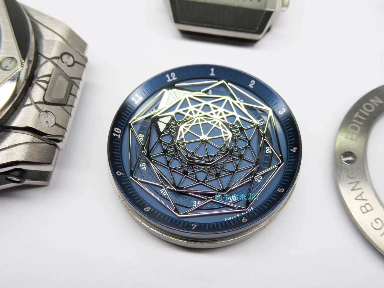 WWF Factory 官网 hublot 复刻高仿SANG BLEU刺青415.NX.7179.VR.MXM18，415.CX.1112.VR.MXM18 wrist watch  / YB081