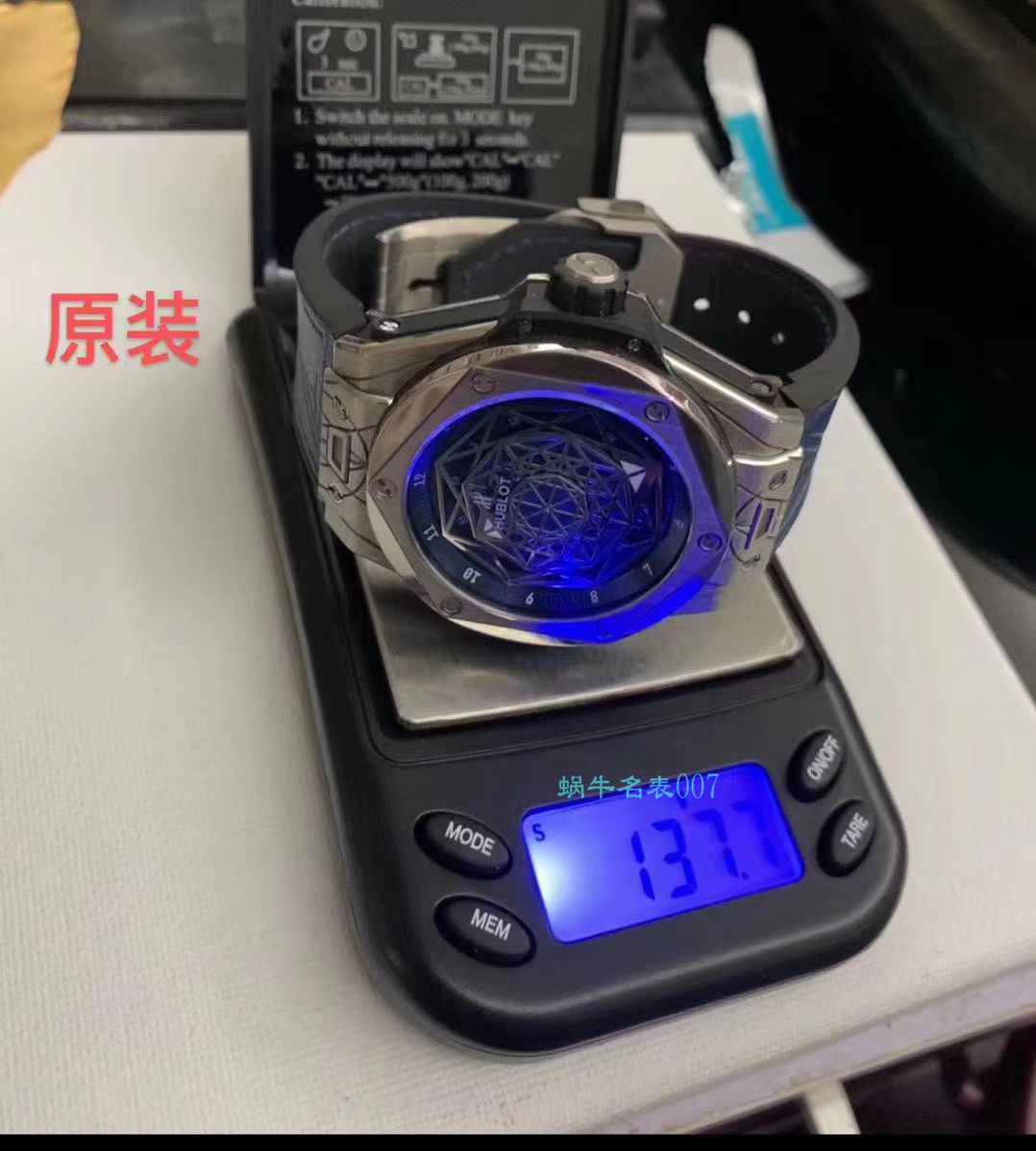 WWF Factory 官网 hublot 复刻高仿SANG BLEU刺青415.NX.7179.VR.MXM18，415.CX.1112.VR.MXM18 wrist watch  / YB081