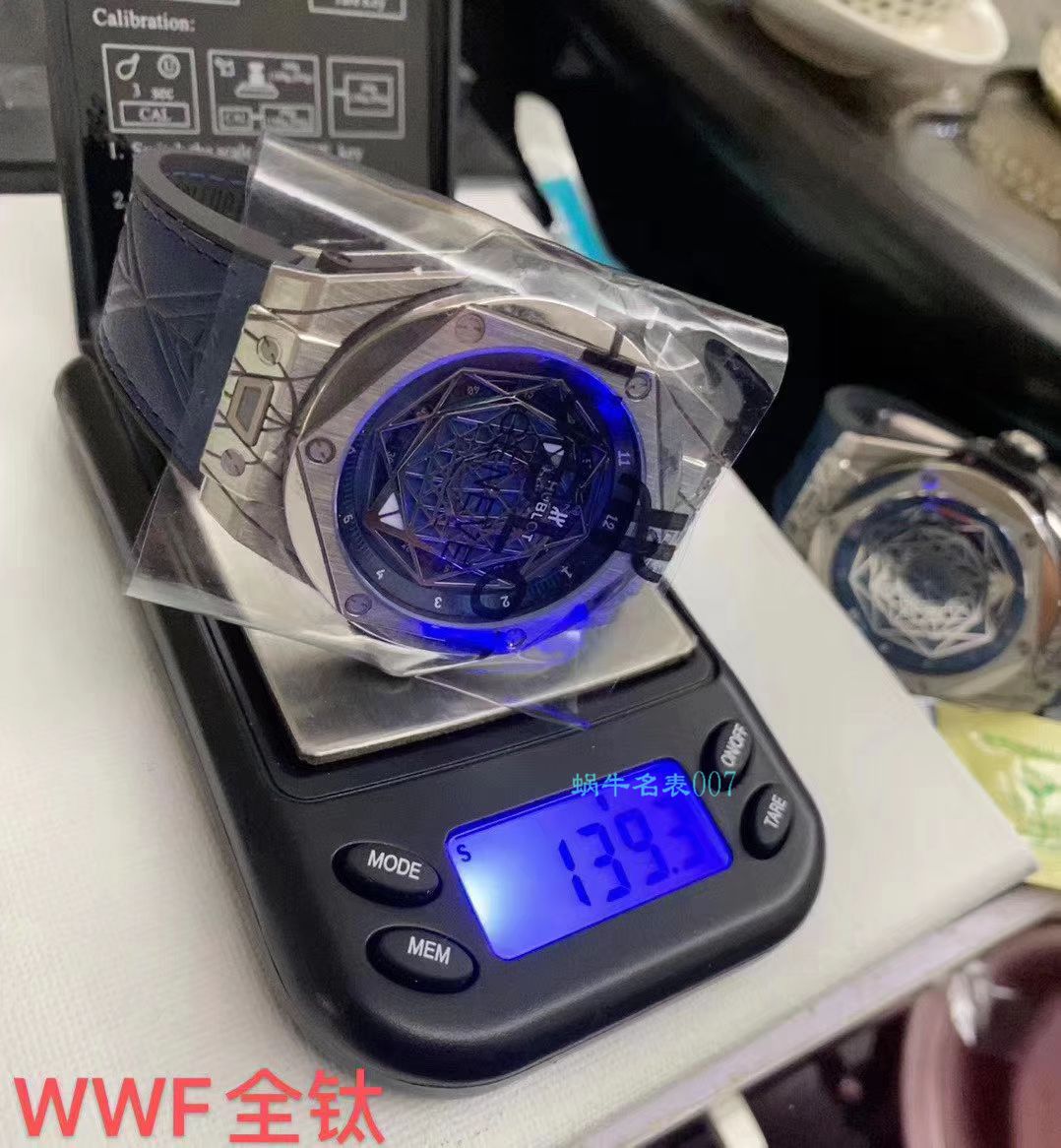 WWF Factory 官网 hublot 复刻高仿SANG BLEU刺青415.NX.7179.VR.MXM18，415.CX.1112.VR.MXM18 wrist watch  / YB081