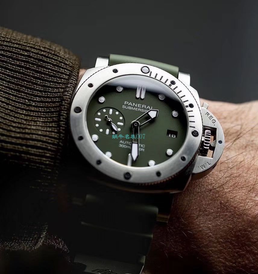 VS Factory 2020新款Panerai 复刻高仿PAM1055绿海魂绿盘42MM亚洲尺寸 / VSPAM1055