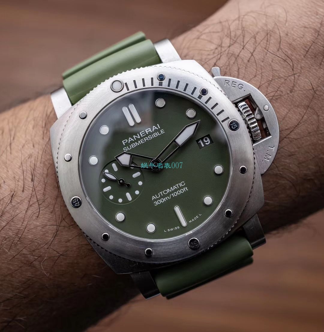 VS Factory 2020新款Panerai 复刻高仿PAM1055绿海魂绿盘42MM亚洲尺寸 / VSPAM1055