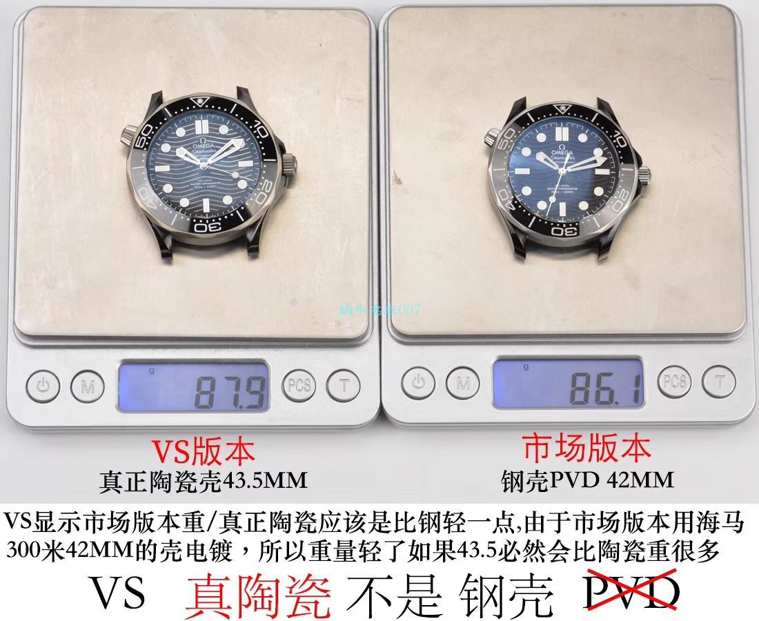 【视频】VS Factory 超A高仿OMEGA Seamaster 300米210.92.44.20.01.001真 Composite  wrist watch  / M692