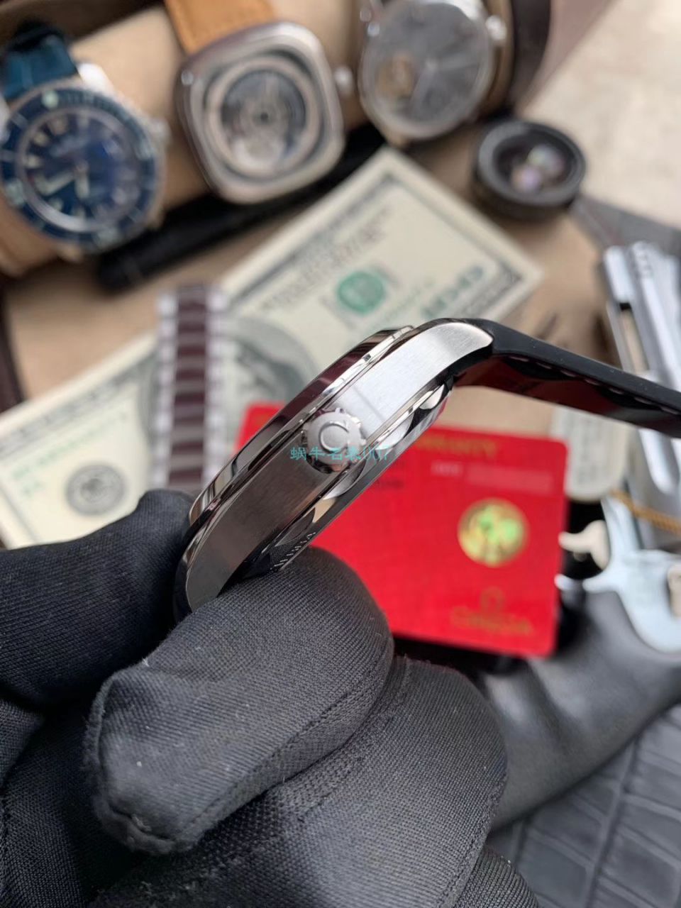 VS Factory OMEGA绿 Seamaster 150米柚木盘复刻高仿220.10.41.21.10.001 wrist watch  / M690
