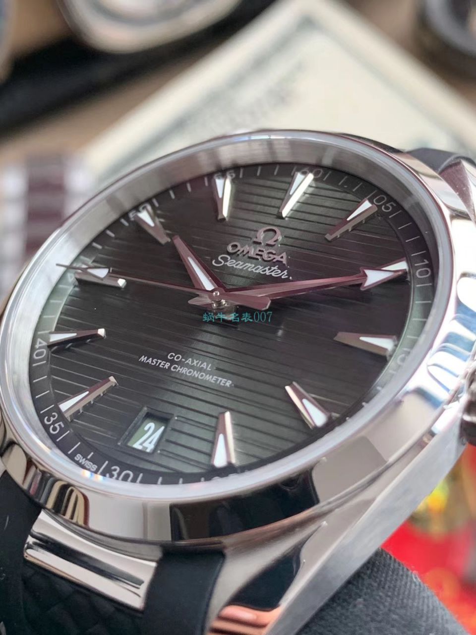 VS Factory OMEGA绿 Seamaster 150米柚木盘复刻高仿220.10.41.21.10.001 wrist watch  / M690