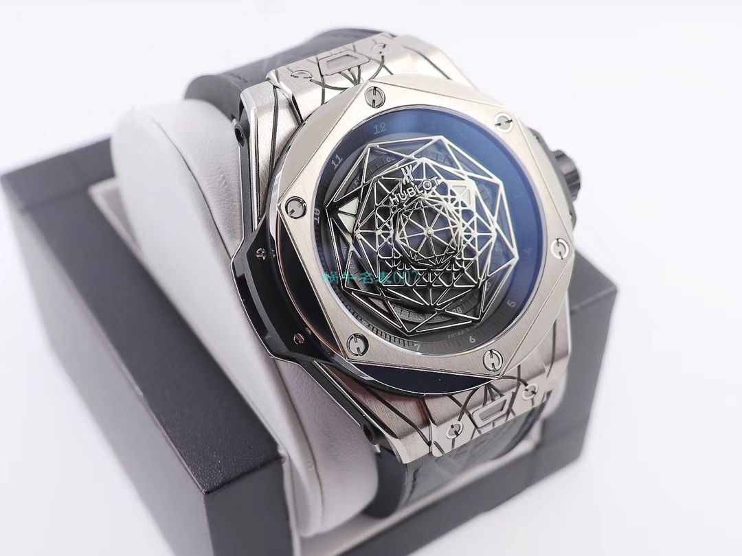 WWF Factory 官网 hublot 复刻高仿SANG BLEU刺青415.NX.7179.VR.MXM18，415.CX.1112.VR.MXM18 wrist watch  / YB081