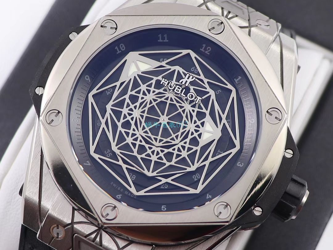WWF Factory 官网 hublot 复刻高仿SANG BLEU刺青415.NX.7179.VR.MXM18，415.CX.1112.VR.MXM18 wrist watch  / YB081