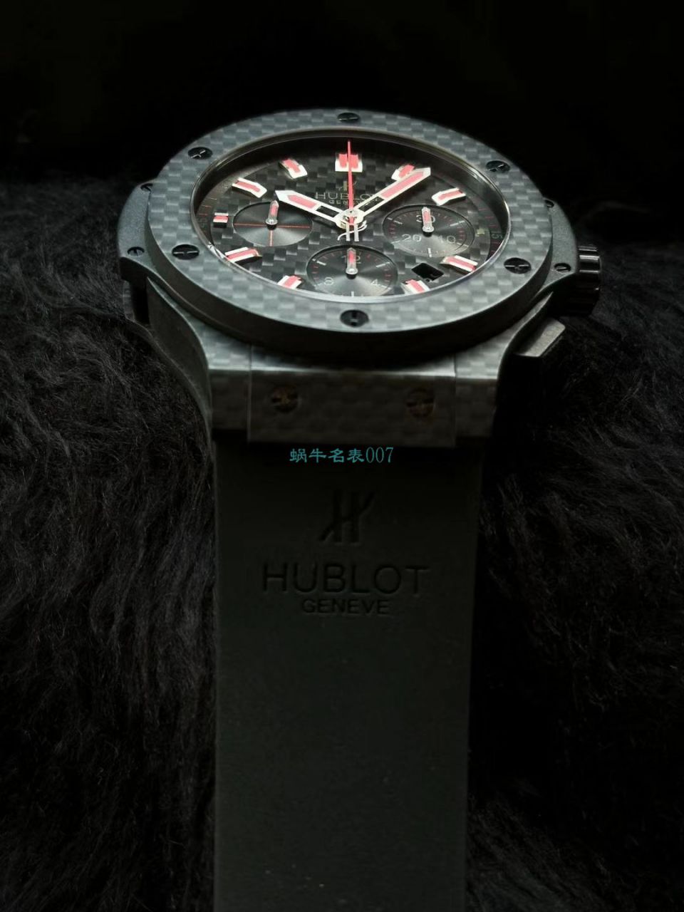 HBBV6 Factory 超A精仿手表 hublot  big bang  carbon fiber 红字限定特别版 wrist watch  / YB083