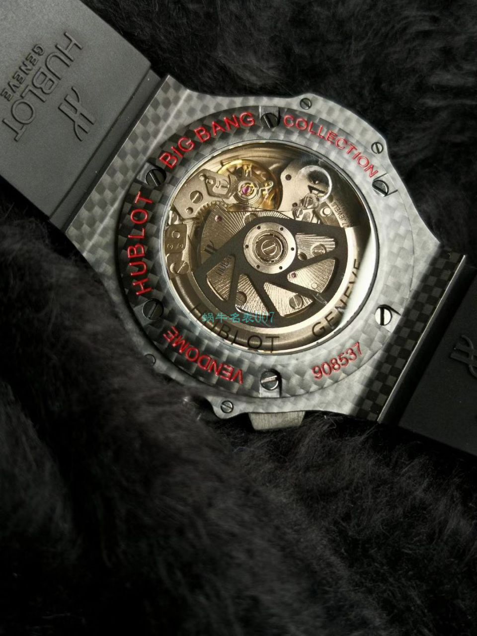 HBBV6 Factory 超A精仿手表 hublot  big bang  carbon fiber 红字限定特别版 wrist watch  / YB083
