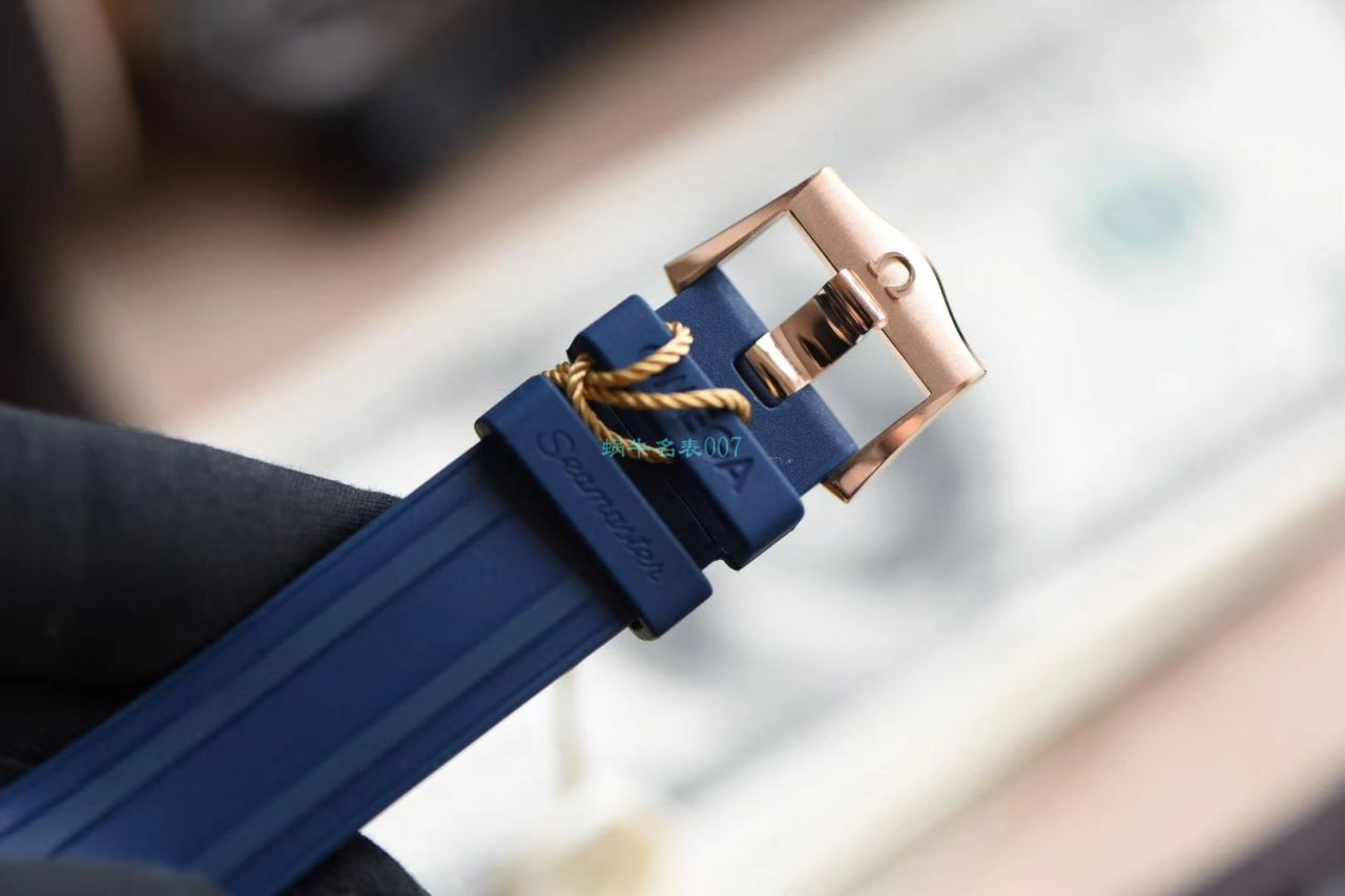 VS Factory OMEGA Seamaster 300米全玫瑰金蓝盘210.62.42.20.03.001 wrist watch  / M696