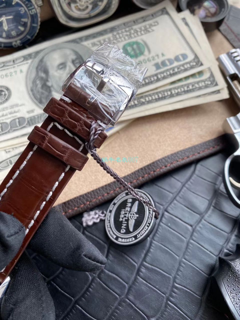 独家瑞士SW200 Movement  copy customized 版 Breitling 航空计时41系列复刻高仿U17326211M1P2 wrist watch  / BL158