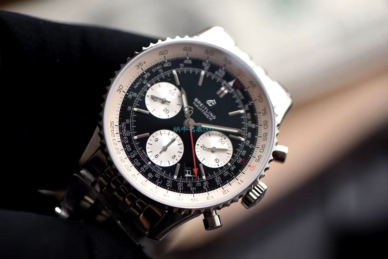  Video analysis GF Factory 一比一高精仿手表 Breitling 航空计时1系列AB0121211B1A1 wrist watch  / BL162