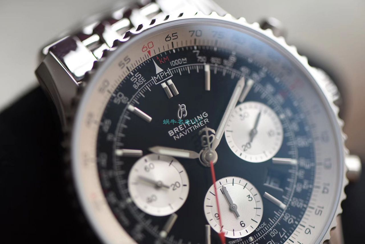  Video analysis GF Factory 一比一高精仿手表 Breitling 航空计时1系列AB0121211B1A1 wrist watch  / BL162