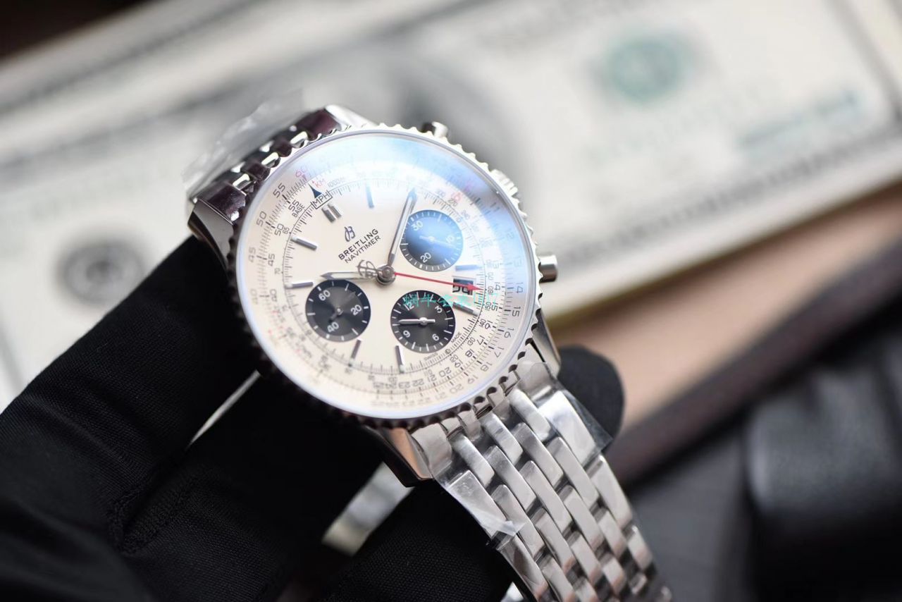  Video analysis GF Factory 超A高仿手表 Breitling 航空计时 B01计时43系列AB0121211G1A1 wrist watch  / BL163