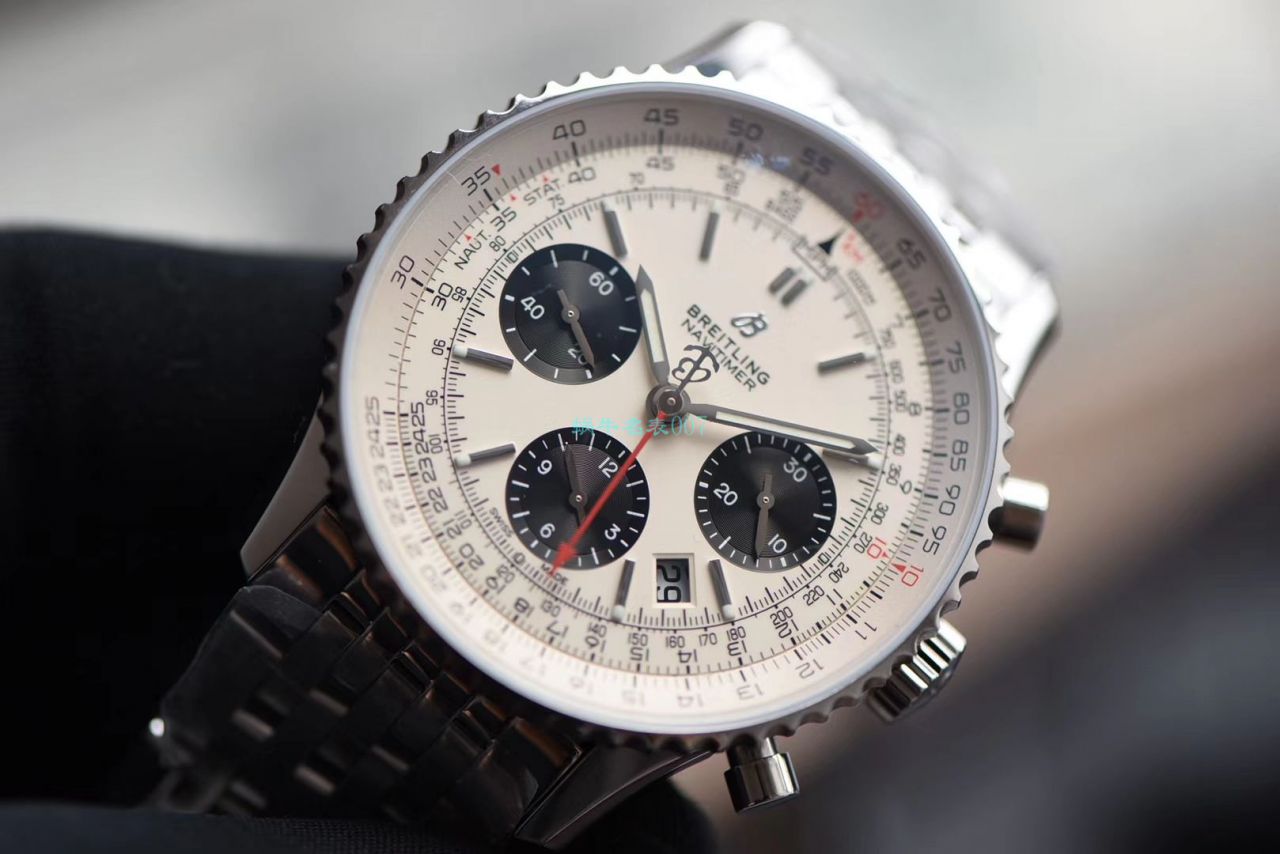  Video analysis GF Factory 超A高仿手表 Breitling 航空计时 B01计时43系列AB0121211G1A1 wrist watch  / BL163