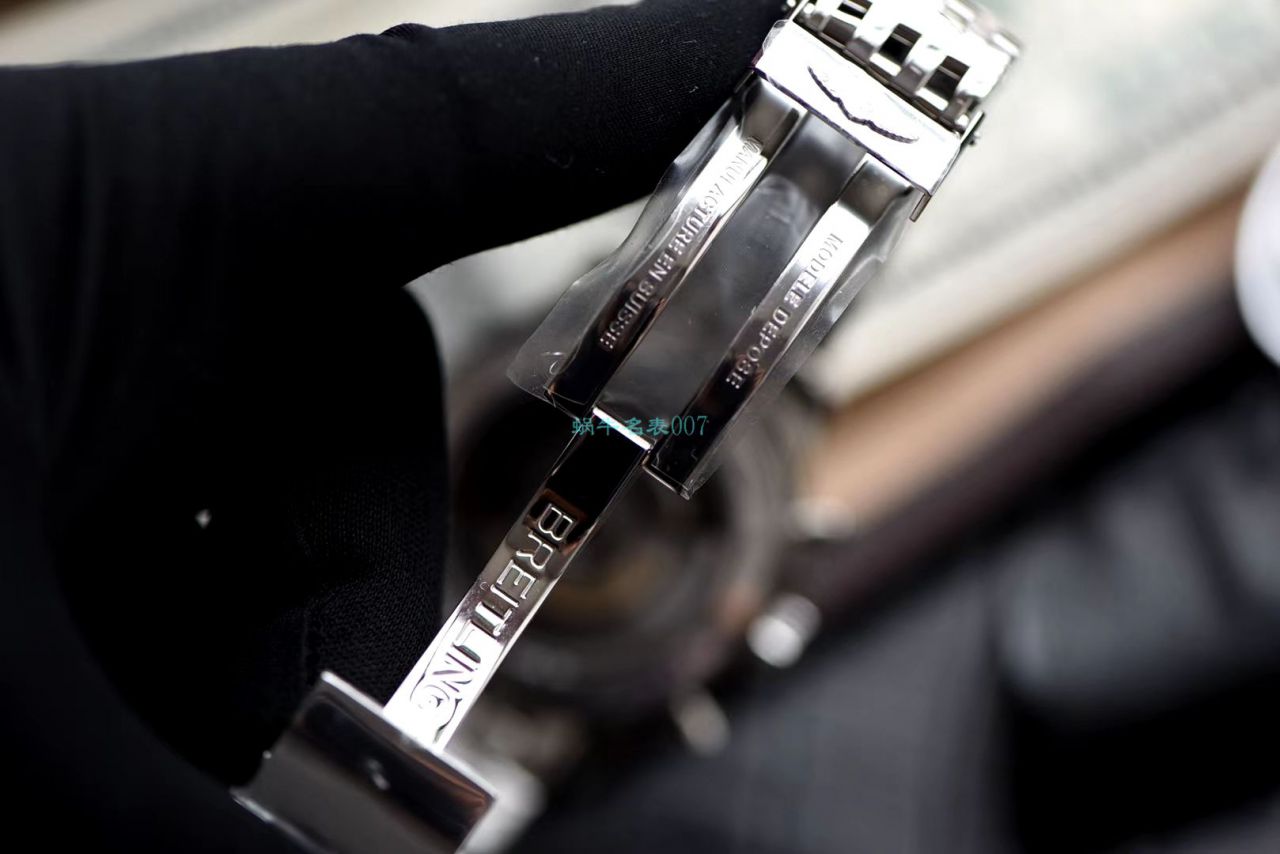  Video analysis GF Factory 超A高仿手表 Breitling 航空计时 B01计时43系列AB0121211G1A1 wrist watch  / BL163